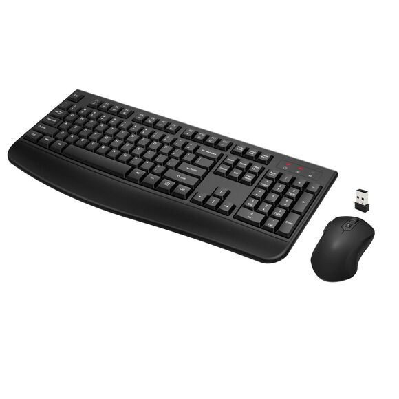 Wireless Keyboard and Mouse Combo, Full-Sized 2.4GHz - Picture 1 of 3